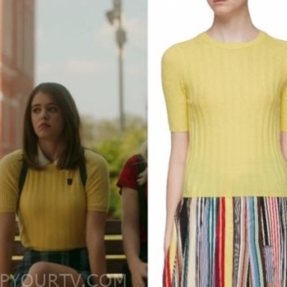 VINCE Elbow Sleeve Cashmere Pullover NWT